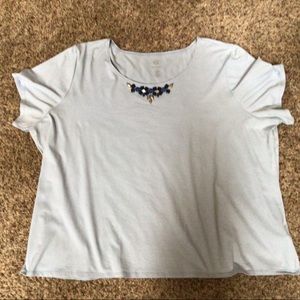 Light Blue Top Shirt sz 3X by Ruby Rd